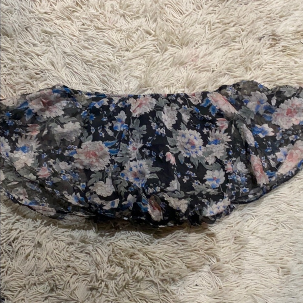 Floral crop top